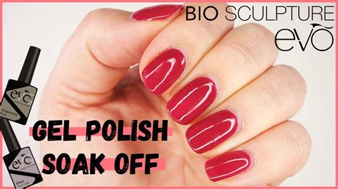 How To Soak Off Gel Polish Super Easy Bio Sculptureevo Gel Removal Youtube