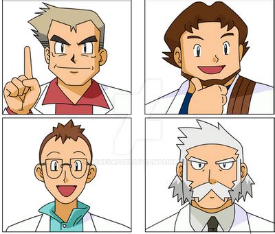 Pokemon Professors by pokesafari on DeviantArt