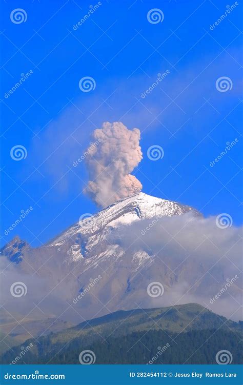 Popocatepetl Volcano Eruption Mexico Xxvii Stock Photo Image Of