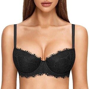 Dobreva Donna Reggiseno Con Ferretto Push Up Imbottito Pizzo Taglie