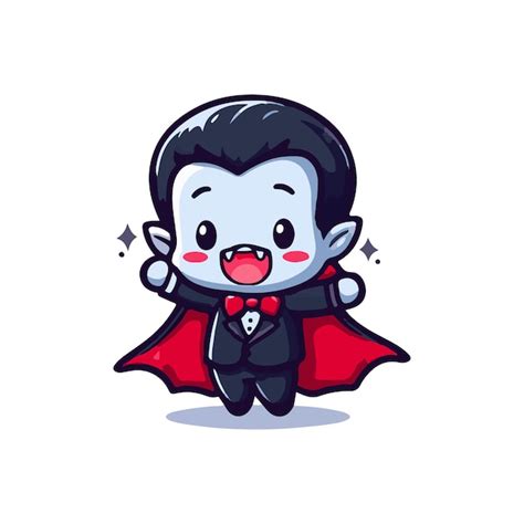 Premium Vector Cute Dracula Cartoon Vector Icon Illustration