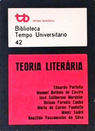 Teoria Liter Ria Eduardo Portella Tra A Livraria E Sebo