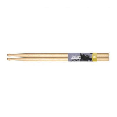 On-Stage American Made 5A Hickory Drumsticks, Wood Tip > Accessories ...