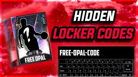 6 NEW HIDDEN LOCKER CODES NBA 2K20 FREE GALAXY OPAL MAKE MILLIONS