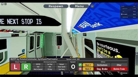 Roblox Pta Subway Callaghan And Madison R211t Q Train Ridgeworth Island To 53 Street Youtube