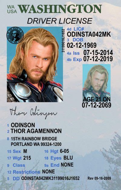 Washington Wa Under 21 Drivers License Scannable Fake Id Idviking