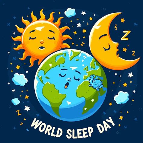 Premium Vector World Sleep Day Vector Illustration Generated Ai