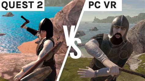 Blade And Sorcery Graphics Comparison Oculus Quest 2 Vs Pc