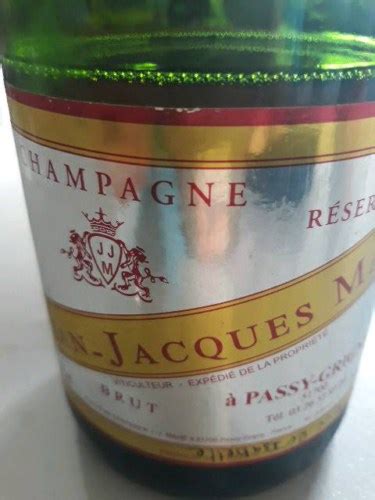 Jean Jacques Mahé Réserve Brut Champagne Vivino France