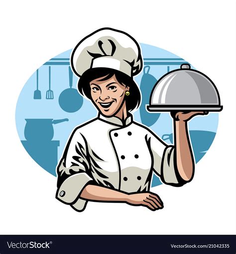 Woman Chef Design Royalty Free Vector Image Vectorstock