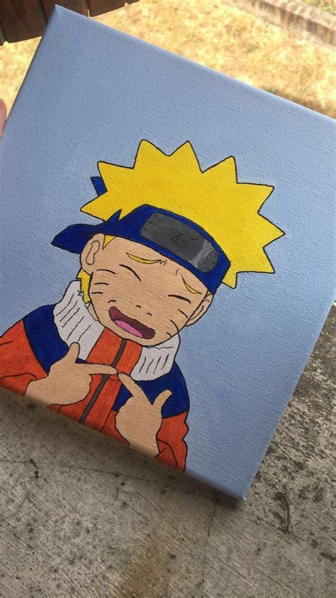 Naruto S Painting Mini Canvas Art Small Canvas Art Anime Canvas Art