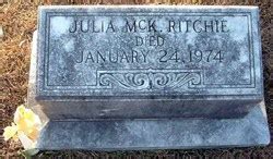 Julia McKnight Ritchie 1893 1974 Mémorial Find a Grave