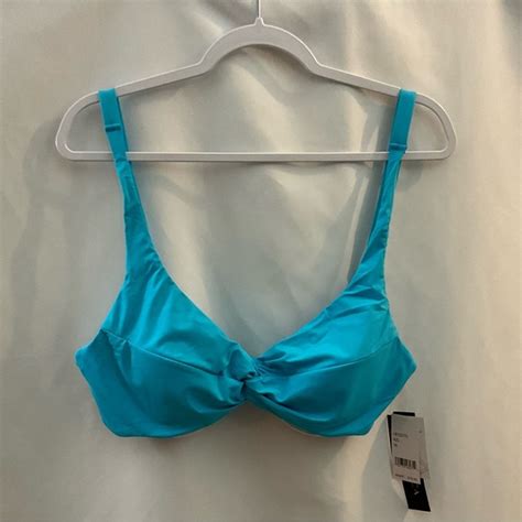 La Blanca Swim La Blanca Bikini Swim Top Turquoise Blue 6 Poshmark