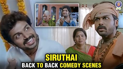 Ultimate Back to Back Comedy Scene | Siruthai | Karthik #santhanam # ...
