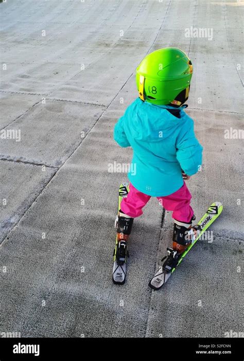 Ski lesson, winter activities Stock Photo - Alamy