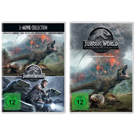 Jurassic World 2 Movie Collection 2 DVDs Jurassic World Das