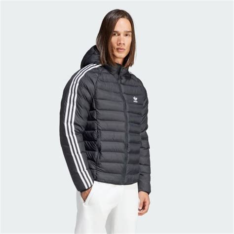 Adidas Men S Padded Hooded Puffer Jacket Black Adidas Uk