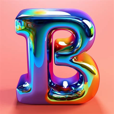 Letras Renderizadas En D Texto Goteando Con Colores Frescos En D