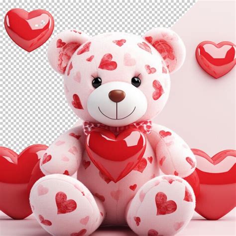 Premium Psd Teddy Bear Isolated On Transparent Background