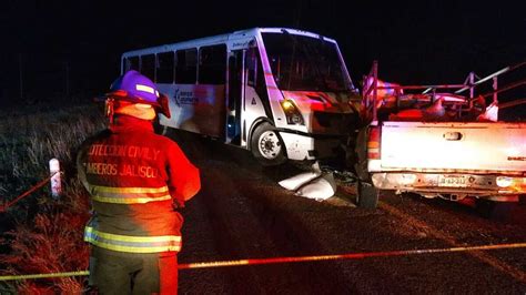 Ojuelos Jalisco Muere Hombre Tras Quedar Prensado En Choque Grupo