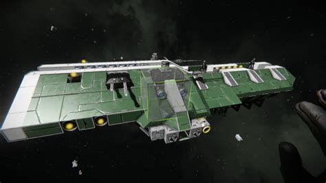 Space Engineers Encounter Corvette V Blueprint Ship Large Grid