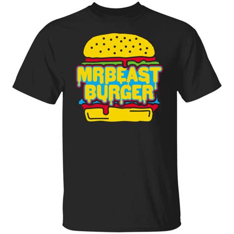 Mrbeast Merch Mrbeast Burger Logo Tee - Spoias | Logo tees, Mens shirts ...