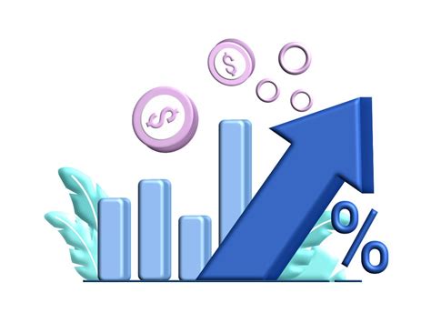 Inflation Chart 3d Flat Illustration For Graphic By Twiri · Creative