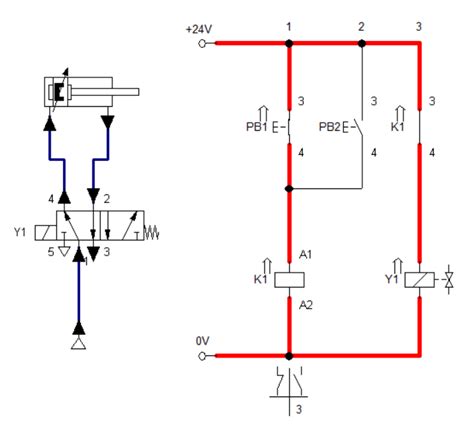 How To Draw Pneumatic Circuit Diagram