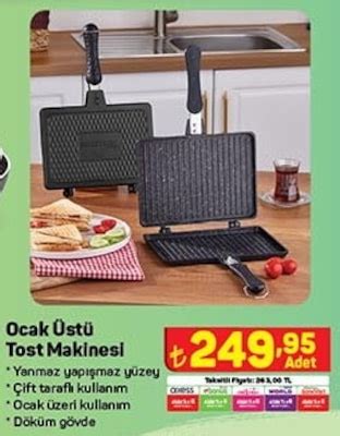 Ocak Üstü Tost Makinesi İndirimde Market