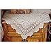 Amazon Hetao 100 Cotton Handmade Crochet Square Tablecloth