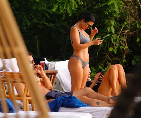 Kim And Kourtney Kardashian In Bikinis On Vacation In Costa Rica 06 20