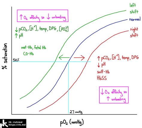 oxygen dissociation curve - Google Search Nursing Students, Nursing ...