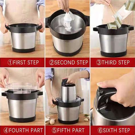 Electric L Meat Vegetable Grinder Cassava Fufu Mixer Pounder Fufu