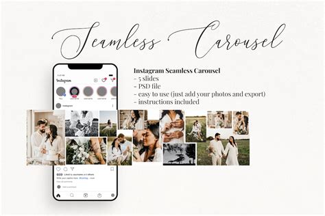 Seamless Instagram Carousel Template