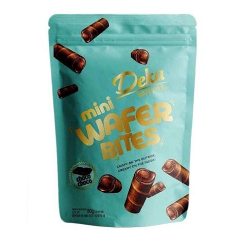 现货 HALAL Deka Mini Wafer Bites 200g Chocolate Durian Lazada