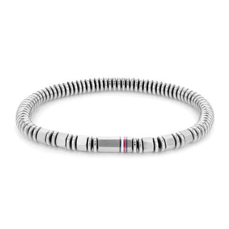 Tommy Hilfiger Armband Metallic Beads Aus Edelstahl F R Herren