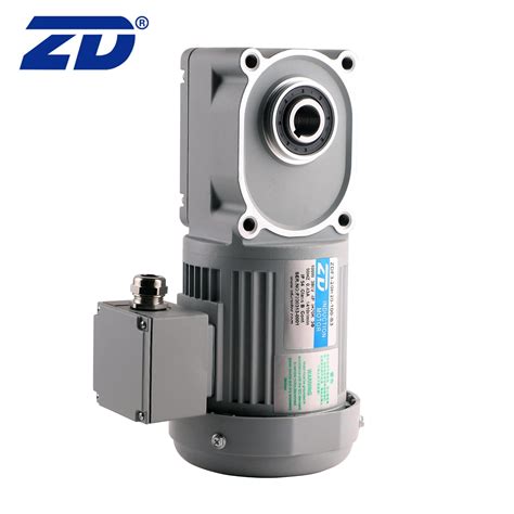 Zd High Torque Low Rpm Single Phase Helical Hypoid Gear Motor For