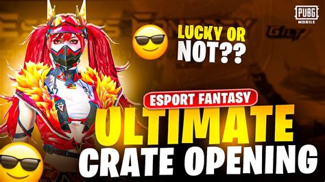 Esports Fantasy Crate Opening Pubg Foxy Flare Set Crate Opening