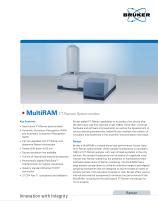 Spectrom Tre Raman Multiram Bruker Optics Gmbh Co Kg Ft Raman