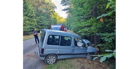 Wissembourg Voiture Contre Un Arbre Un Bless L Ger