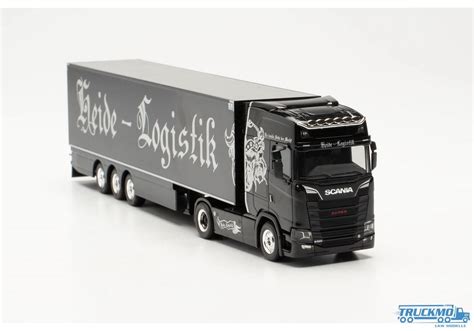 Herpa Heide Logistik Scania CS20HD Kühlauflieger 316897 TRUCKMO