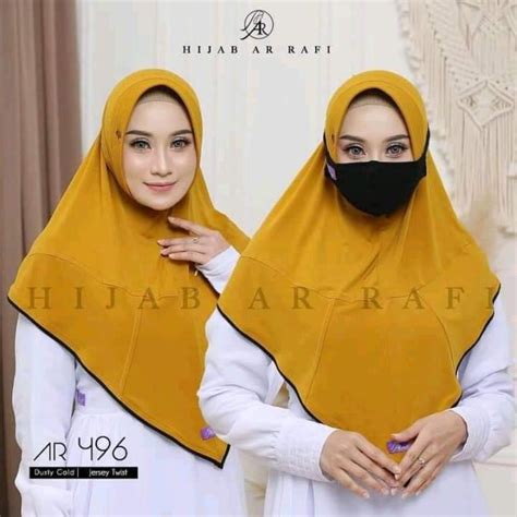 Jual Jilbab Hijab Kerudung Bergo Instan Terbaru Arrafi Ar