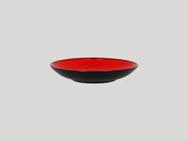 Assiette Coupe Creuse Rond Rouge Porcelaine Vitrifi E Cm Fire Rak