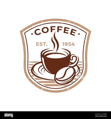 Coffee Logo design vector illustration. Retro Vintage Coffee Logo