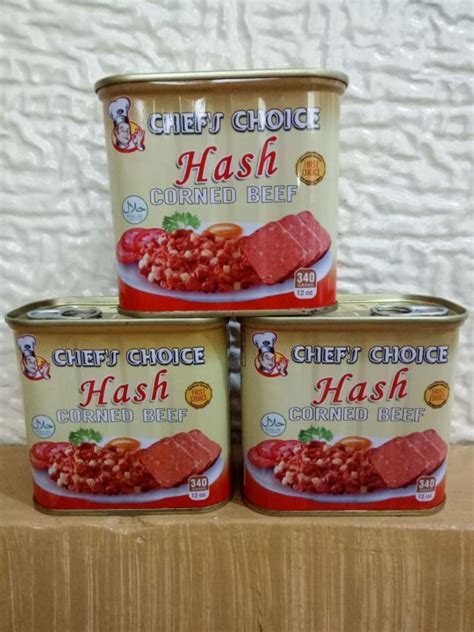 Chefs Choice Hash Corned Beef Bundle Of 3 X 340g Halal Product Of Usa Lazada Ph