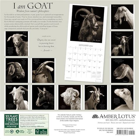 I Am Goat Calendar Allys Bernete