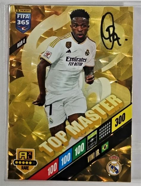 FIFA 365 2024 PANINI TOP MASTER VINICIUS JR RAR 4 14465524143