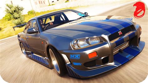 El Nissan Gt R R34 De Brian Oconner Fast And Furious En Fh2