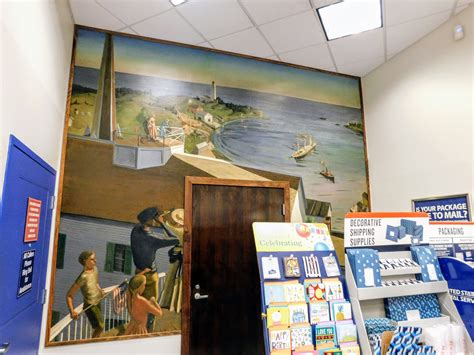Inside the historic post office in everett and its hidden mural