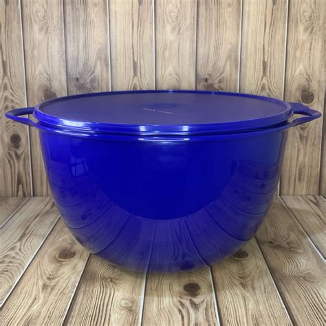 Tigela Tupperware Litros Azul Escuro Original Nova Jumbo Criativa